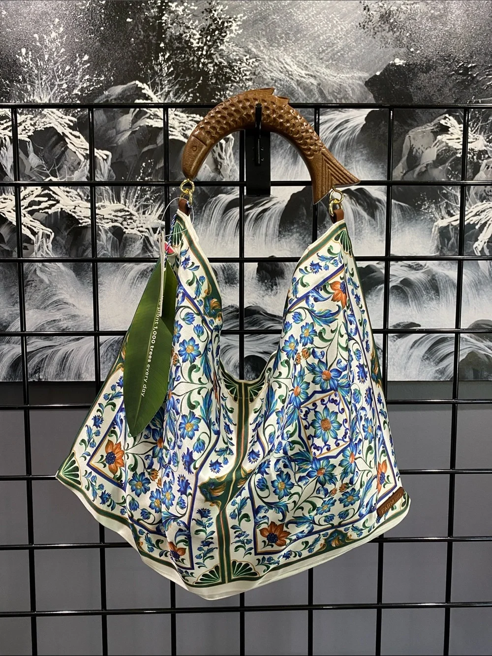 Farm Rio satin scarf bag - Picture 4 of 9